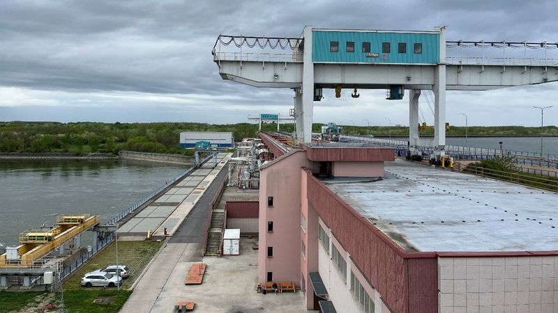 Das Wasserkraftwerk "Gabcíkovo" an der Donau.(Bild:  Andritz)