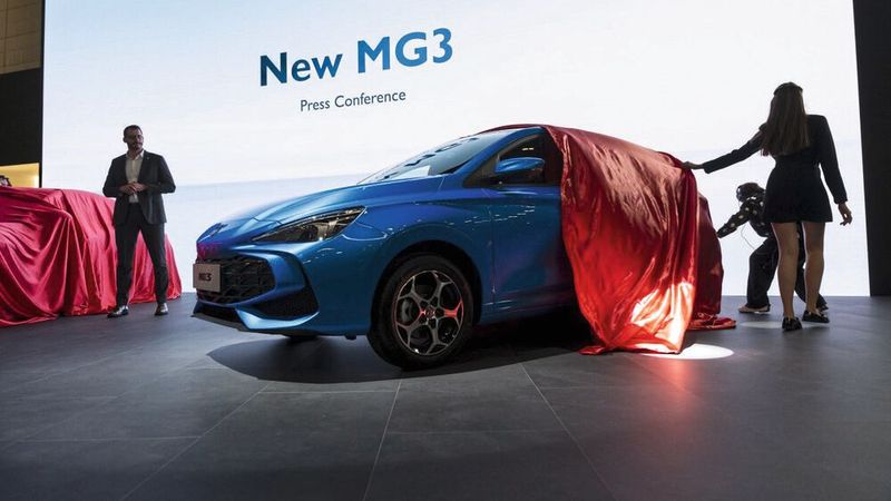 Premiere: Auf dem Genfer Salon 2024 wurden ein paar Neuheiten enthüllt, etwa der Kleinwagen MG3. Es sind nur eben nicht viele. (Bild: GIMS)