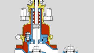 Doppelwandarmatur Typ 600  (Bild: Daume Regelarmaturen)