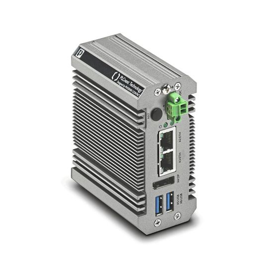 Durch untypische Schnittstellen, die eine traditionelle SPS meist nicht zur Verfügung stellt, kann das Edge-Device EPC 1502 Daten direkt per WLAN weiterleiten.(Bild:  Phoenix Contact)