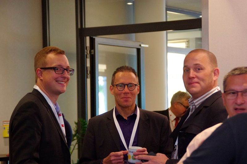 Sebastian Paul, Avnet, Andreas Mast, MTI, und Mark Nefferdorf, MTI (MTI)