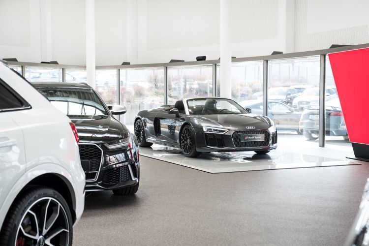 Der Fokus von „Audi Sport Oberfranken“ liegt auf Fahrzeugen der Reihen RS und R sowie der Ausstattungslinie „Audi exclusive“. (Anna Lena Straßer)