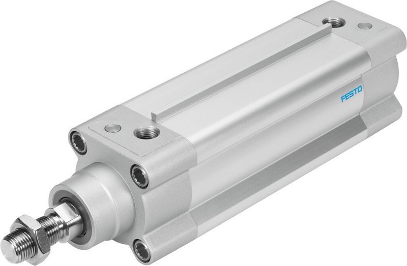 Zeit sparen mit der selbsteinstellenden Dämpfung PPS: Jetzt auch beim Normzylinder DSBF und dem Rundzylinder CRDSNU – beide im Hygienic Design. (Bild: Festo)