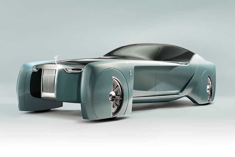 Ein Auto wie aus einem Science-Fiction: Rolls-Royce Vision Next 100. (BMW)