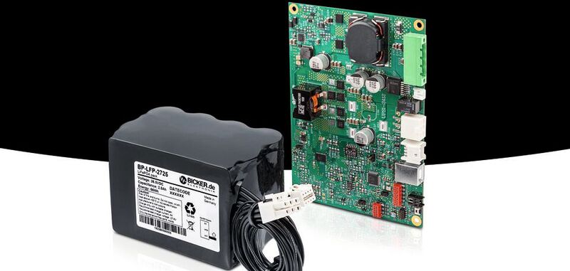 Sicher und langlebig: Das modulare DC-USV-System Bicker UPSI-2412 mit LiFePO₄-Batteriepacks schützt DC-Verbraucher zuverlässig vor Stromausfall, Spannungseinbrüchen und Flicker.