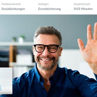 Fast zwei Drittel der in der öffentlichen Verwaltung Beschäftigten würden unter der Prämisse, dass Datenschutz, Nutzererfahrung und Integration stimmen, auf Videoberatung setzen. (Bild: © Voigtmann GmbH)