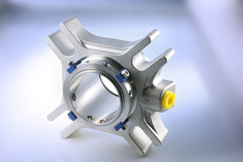 Die Dichtung Ecartex - die Kombination einer Cartridge-Einheit mit Diamond-Face-Beschichtung - reduziert den Energieverbrauch laut Eagle Burgmann um bis zu 80 % und verlängert die Laufzeit bis zu 100 %. (Bild: Eagle Burgmann)