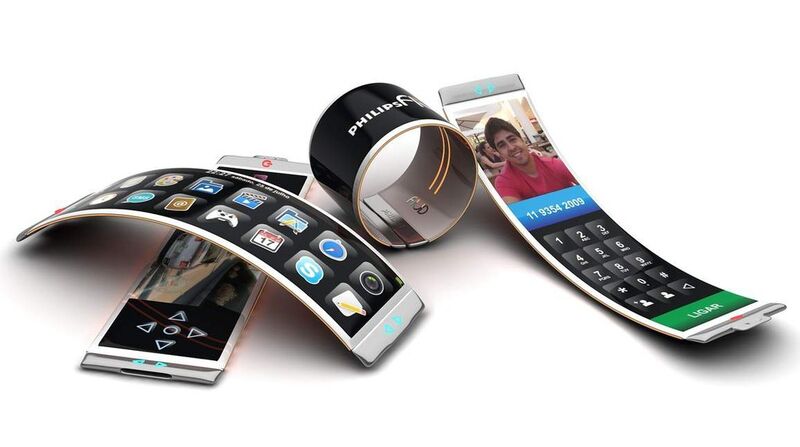 Zukunftstechnologie: Konzeptdesign für ein flexibles, tragbares Smartphone mit AMOLED-Display (Dinard da Mata für Philips) (thezigzagger.com)