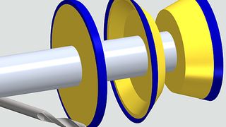 Schleifscheiben für das CNC-Schleifen von Profilwerkzeugen.  
     Bild: Lach Diamant (Archiv: Vogel Business Media)