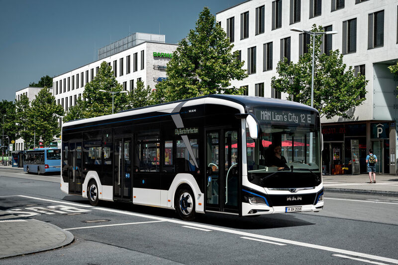 Der elektrische Lion's City soll ab 2020 in Serie gefertigt werden. (MAN Truck & Bus AG)