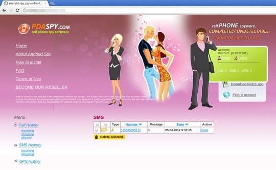 Zugriff erhält der unbefugte Dritte auf die persönlichen Daten der überwachten Person durch eine Webseite. Was die Anwender der App vermutlich nicht bedenken ist, dass natürlich auch die Betreiber der Webseite die abgefangenen Daten einsehen können. (Archiv: Vogel Business Media)