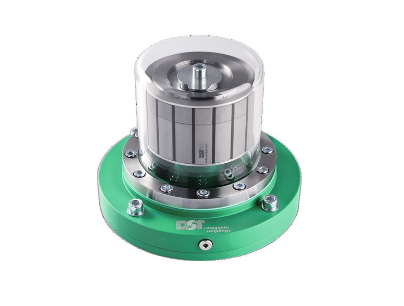 Magnetkupplungen mit Borosilikat- Spalttopf eignen sich vor allem für hohe Geschwindigkeiten und für Trockenlaufprozesse. (Bild: Beinlich)