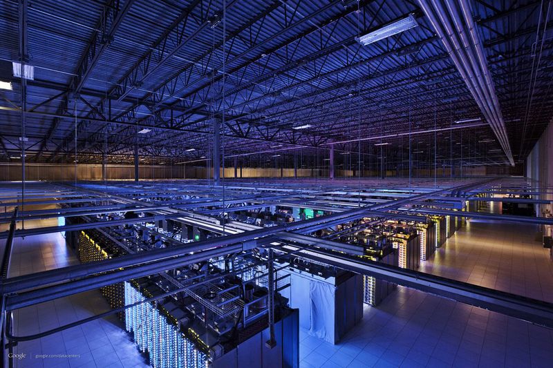 Google Datacenter: 10.700 Quadratmeter Fläche hat das Data Center in Council Bluffs (Iowa) (Google)