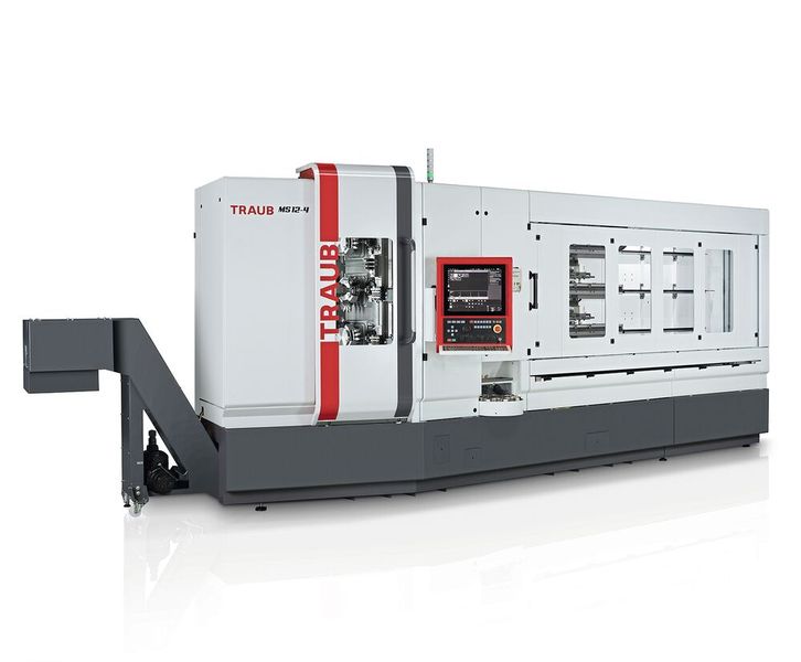 Ein Highlight am Index-Stand ist die neue «Traub MS12-4», ein mehrspindliger Lang-/Kurzdrehautomat für Werkstücke im Durchmesserbereich von 3 bis 13 mm. (Bild: Index-Werke GmbH & Co. KG Hahn & Tessky)