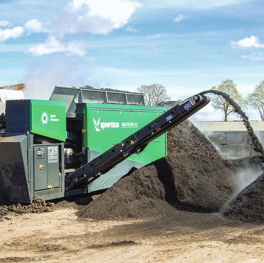 Die neue Multistar S3 ist das Einstiegsmodell in die professionelle Sternsiebtechnik .(Bild:  Komptech)