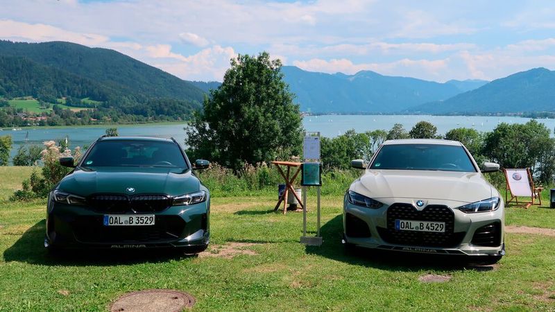 Den Platz mit dem malerischsten Hintergrund hatte Alpina beim Concours of Elegance Germany belegt: mit Blick auf nahezu den gesamten Tegernsee. (Bild: Diehl – VCG)