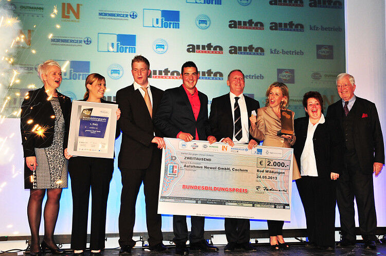 Gewinner des Bundesbildungspreises 2013 ist das Autohaus Newel aus Cochem. (Foto: Schmidt)