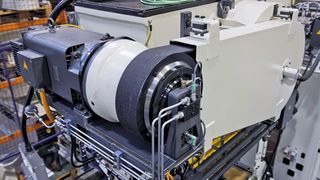 Das neue Planetengetriebe BPG 22 von Bruderer ist jetzt erstmals auf der Hausmesse vorgestellt worden. Damit können die Stanzautomaten für die Serie wie auch für das Try-out eingesetzt werden. (Bild: Bruderer)