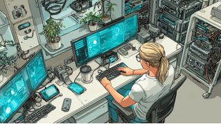 Das portable Tool Clear Disk Info hilft bei der Prüfung von Datenträgern auf PCs und Servern. (Bild: Midjourney / KI-generiert)