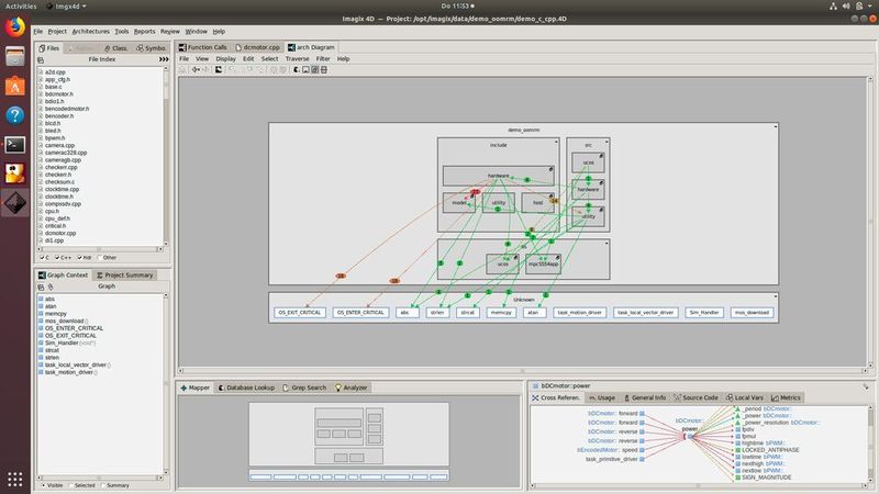 Architecture Diagram: Das Subsystem-Diagramm zeigt Hierarchie und Beziehungen eines Projektes. (Verifysoft)