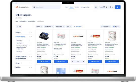 (Simple system bietet eine Plattform für die indirekte Beschaffung. (Bild: simple system))