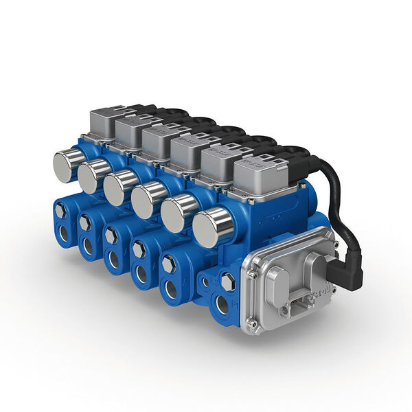 Eaton verwendete für die dynamische Maschinensteuerung das digital abgestimmte CMA 90-Ventil mit der Pro-FX-Technologieplattform. (Eaton Hydraulics)