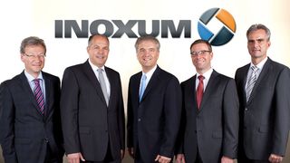 Verantwortlich für die neue Gesellschaft: (v. l. n. r.) Reinhard Florey (Finanzen), Clemens Iller (Vorsitzender), Dr. Franz-Ulrich Albrecht-Früh (Technik), Frank Brüggestrat (Personal), Karsten Lork (Vertrieb).  (Bild: ThyssenKrupp)