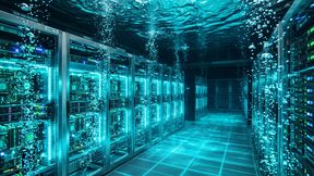 A central question in the concept of the underwater data center was how to cool the server cabinets in sealed chambers on the seabed. (Symbol image) (Source: © moneymoney – stock.adobe.com / AI-generated)