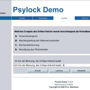 Kein Quiz: Psylock erkennt das Tippverhalten des Nutzers.