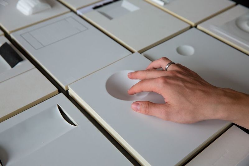 Detail des Protototypen des Driver Information Systems von Hyndai. (designaffairs)