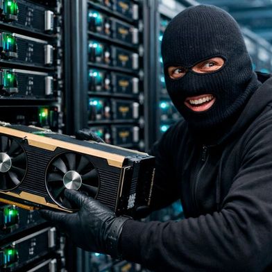 Dass gerade KI-Rechenzentren Cyberkriminelle anlocken, ist ein offenes Geheimnis… dass KI bei tiefer Integration sich kosteneffektiv selbst schützen kann, hingegen noch nicht.  (Bild: GPT-Image / KI-generiert)