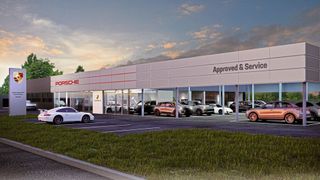 Gebrauchtwagenverkauf und Werkstattservice: Der Sportwagen- und SUV-Hersteller Porsche erweitert sein Netz um neue Vertriebsformate. Gebrauchtwagen spielen dabei eine gewichtige Rolle. (Bild: Porsche)