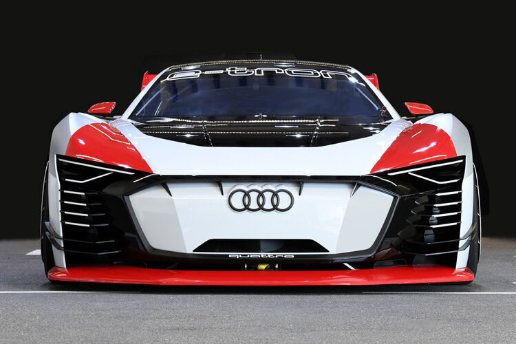 Der Audi E-Tron Vision Gran Turimso wird Mitte April erstmalig als Renntaxi der Formel E an den Start gehen. (Audi)