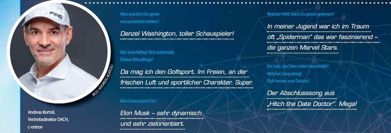 Andreas Bortoli, Vertriebsdirektor DACH, c-entron (IT-Business)