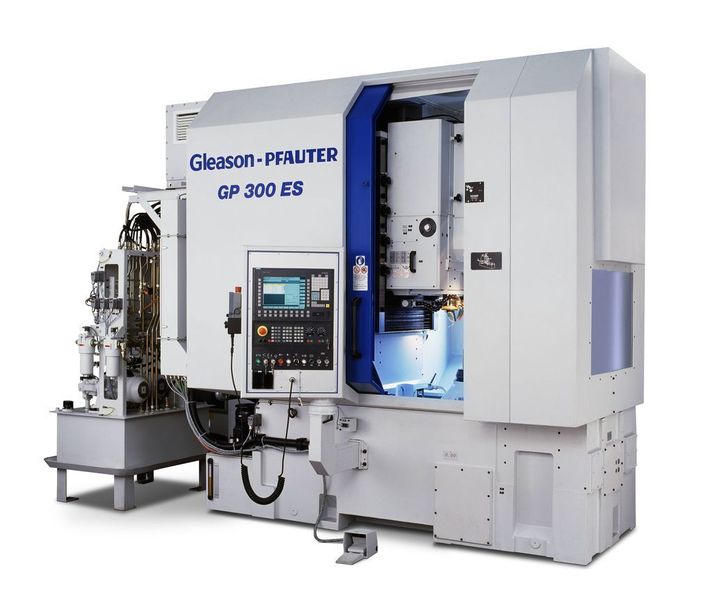 Allrounder: Die Wälzstoßmaschinen der GP-Baureihe sind für die Produktion von Innen- und Außenverzahnten Werkstücken bis zu einem Teilkreisdurchmesser von 300 mm ausgelegt. Die elektronische Schrägführung soll höchste Universalität bei kurzer Rüstzeit ermöglichen.  Bild: Gleason-Pfauter (Archiv: Vogel Business Media)