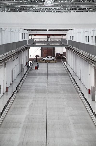 Die circa 300 Meter lange Testanlage von Caeri wurde mit dem Messring-Microtrack-Schienensystem ausgerüstet. (Bild: Messring)