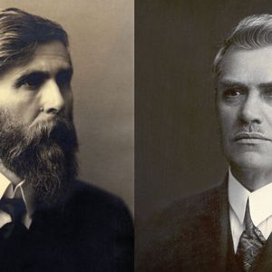 Kurz vor Weihnachten 1895 legten Václav Laurin (re.) und Václav Klement den Grundstein für das heutige Weltunternehmen in Mladá Boleslav.(Bild:  Skoda)