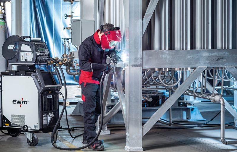 Ziel des Gewinner-Projekts ist es, die Schweißtechnik-Komponenten, wie den Helm oder Handschuhe, zum Echtzeit-Assistenzsystem des Schweißers zu machen und über eine Augmented-Reality-Umgebung schnell und einfach praktische Tipps zur Prozessoptimierung zu übermitteln. (EWM)