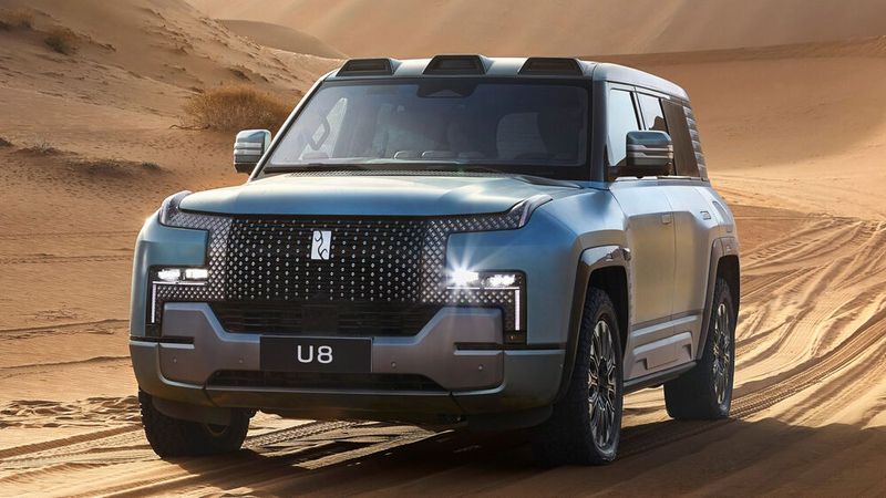 Imposanter Super-Hybrid: Der Yangwang U8 steht ebenfalls in Genf. (Bild: BYD)