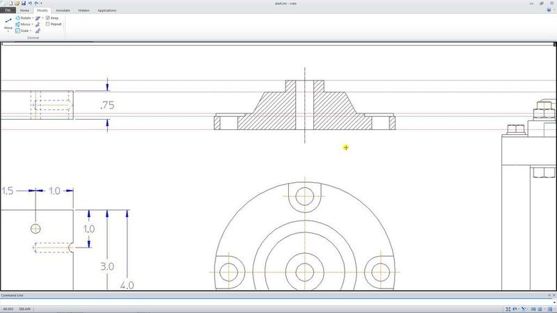 Mit Creo AnyRole Apps können Anwender sich genau die Werkzeuge und Funktionen aussuchen, die sie gerade benötigen, wie zum Beispiel eine spezielle App für 2D-Entwürfe. (Bild: PTC) (Archiv: Vogel Business Media)