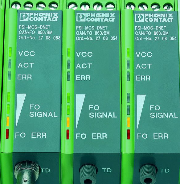 Bild 1: Anzeige der optischen Signalqualität. Bild: Phoenix Contact (Archiv: Vogel Business Media)
