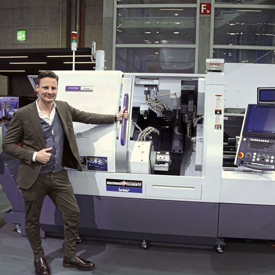 Roger Voutat (CSO): Das LFV-Verfahren gewährleistet, dass die Drehzentren mehrschichtig, mannlos produzieren können.(Bild:  Matthias Böhm)