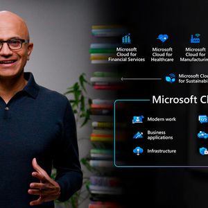 Microsofts CEO Satya Nadella begrüßt die Online-Besucher in seiner Keynote und überrascht sie mit einem bunten Strauß Neuheiten. 