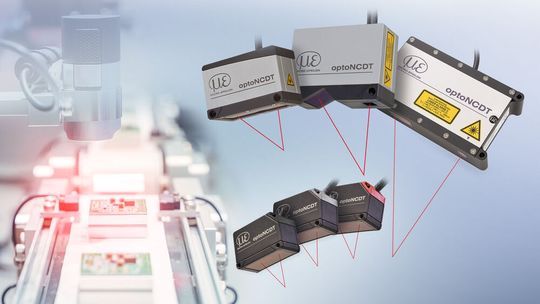 Les capteurs laser de la gamme optoNCDT mesurent sans contact, indépendamment de la surface et avec une grande précision, entre autres dans l'automatisation des usines et la robotique. (Source :  Micro-Epsilon)