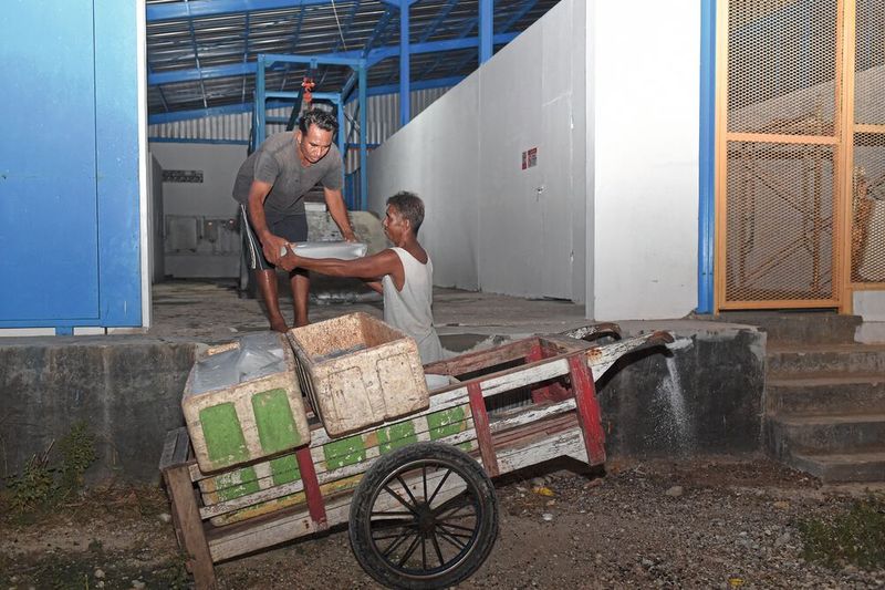 Der Solar-Ice-Maker ermöglicht es lokalen Fischern in Indonesien, ihren Fang vor Ort zu kühlen und dadurch auch landesweit vermarkten zu können. (Bild: Ziehl-Abegg)