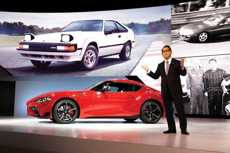 Fünfte Generation: Die aktuelle Variante des Supra wurde in Zusammenarbeit mit BMW entwickelt und am 14. Januar 2019 vorgestellt. Der Motor, ein 6-Zylinder, stammt von BMW. Gebaut wird der Wagen bei Magna Steyer in Graz. (Joe Wilsssens Photography, Inc.)