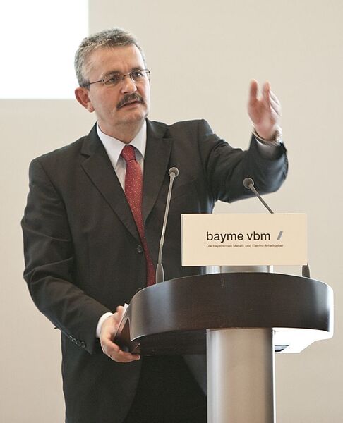 Bertram Brossardt, Hauptgeschäftsführer von Bayme und VBM, appellierte eindringlich an die Banken, notwendige Kredite bereitzustellen: „Wir erwarten, dass die Banken ihren Job tun.“ (Archiv: Vogel Business Media)