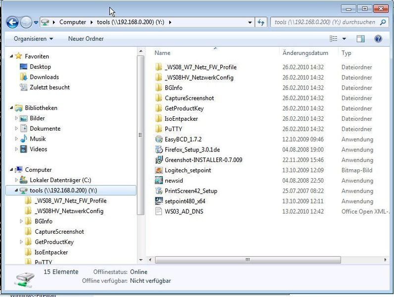 Schritt 22: Auf dem VPN-Client ist dann der Zugriff auf die Inhalte des freigeben Verzeichnisse möglich (Archiv: Vogel Business Media)