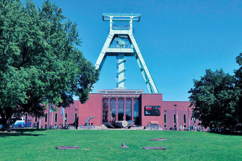 Noch ein Wahrzeichen von Bochum: Der Förderturm des Deutschen Bergbaumuseums (Stadt Bochum, Referat für Kommunikation)