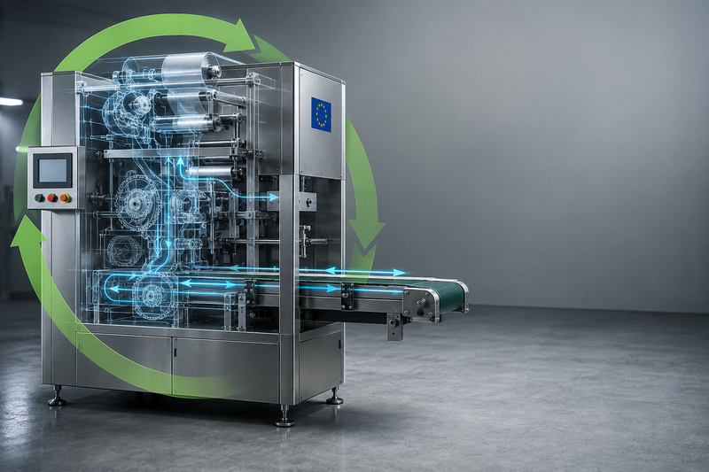La direttiva PPWR impone nuovi requisiti agli imballaggi: quali ripercussioni avrà ciò sul settore dell'ingegneria meccanica?(Bild:  KI-generiert / Dall-E)